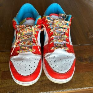 Fruity Pebbles Nike Dunks 7.5mens